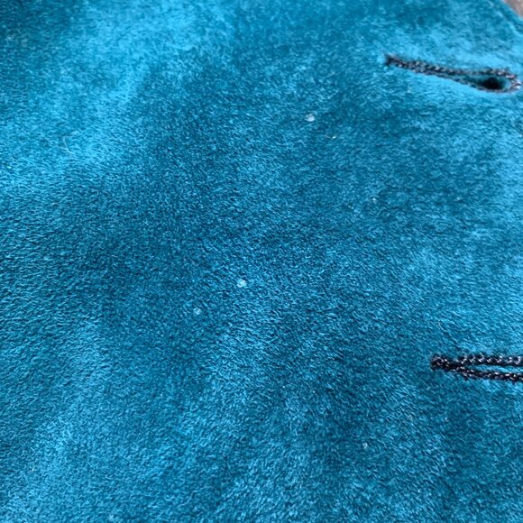 THE OLDE HIDE HOUSE ACTON VINTAGE LEATHER/SUEDE SKIRT SET SIZE M - Picture 8 of 9